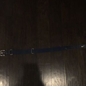 Navy Blue Nike Baseball Belt